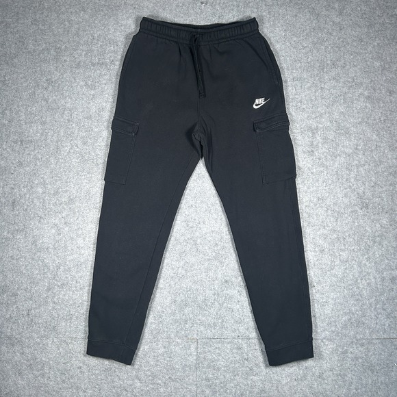 Nike Pants - Nike Sweatpants Women's Size XL Black Loungewear Drawstring Side Swoosh Logo
